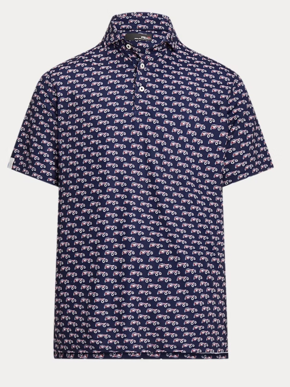 RLX Ralph Lauren Classic Fit Performance Print Polo Shirt Large